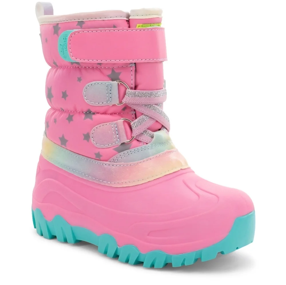 Western Chief Kids Ascend Faux Fur – Waterproof Winter Boots. Big Kids Size 4